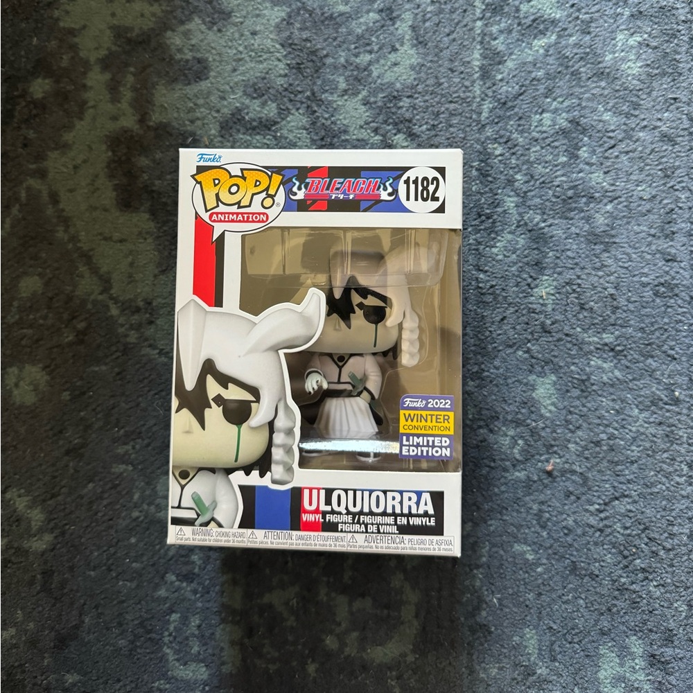 Funko Pop Bleach Ulquiorra #1182 Winter Convention Limited Edition 2022